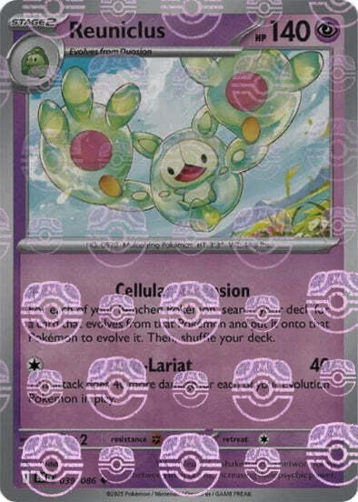 Black Bolt Reuniclus #39/86 Masterball Holo